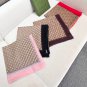 [GG horseclip cashmere square scarf 140] The cashmere square scarf features a classic_101