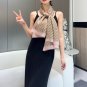 [GG horseclip cashmere square scarf 140] The cashmere square scarf features a classic_6257