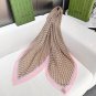 [GG horseclip cashmere square scarf 140] The cashmere square scarf features a classic_6257
