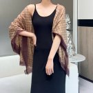 [GG horseclip cashmere square scarf 140] The cashmere square scarf features a classic_6258