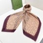 [GG horseclip cashmere square scarf 140] The cashmere square scarf features a classic_6258