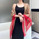 [GG horseclip cashmere square scarf 140] The cashmere square scarf features a classic_6259