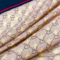 [GG horseclip cashmere square scarf 140] The cashmere square scarf features a classic_6260