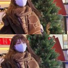 0 [High quality] Gucci plaid large G wool scarf is another autumn and winter Rocket pie