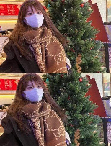 0 [High quality] Gucci plaid large G wool scarf is another autumn and winter Rocket pie