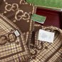 0 [High quality] Gucci plaid large G wool scarf is another autumn and winter Rocket pie