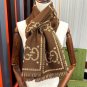 0 [High quality] Gucci plaid large G wool scarf is another autumn and winter Rocket pie