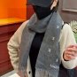 0 [LV] official website new couple style Paris Fashion Show double-sided cashmere scarf