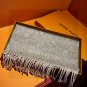 0 [LV] official website new couple style Paris Fashion Show double-sided cashmere scarf_271
