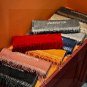 0 [LV] official website new couple style Paris Fashion Show double-sided cashmere scarf_271