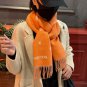 0 [LV] official website new couple style Paris Fashion Show double-sided cashmere scarf_273
