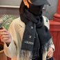 0 [LV] official website new couple style Paris Fashion Show double-sided cashmere scarf_3553
