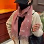 0 [LV] official website new couple style Paris Fashion Show double-sided cashmere scarf_3556