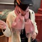 0 [LV] official website new couple style Paris Fashion Show double-sided cashmere scarf_3556