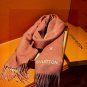 0 [LV] official website new couple style Paris Fashion Show double-sided cashmere scarf_3556