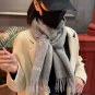 0 [LV] official website new couple style Paris Fashion Show double-sided cashmere scarf_3557
