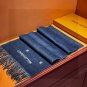 0 [LV] official website new couple style Paris Fashion Show double-sided cashmere scarf_3558