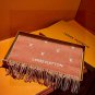 0 [LV] official website new couple style Paris Fashion Show double-sided cashmere scarf_6001