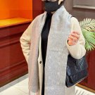 0 [LV] official website new couple style Paris Fashion Show double-sided cashmere scarf_6002