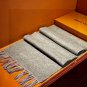 0 [LV] official website new couple style Paris Fashion Show double-sided cashmere scarf_6002