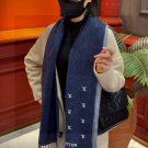 0 [LV] official website new couple style Paris Fashion Show double-sided cashmere scarf_6003