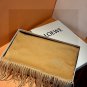 0 2024 Lv Explosive Classic Four Leaf Clover Double sided Jacquard Explosive Scarf!!! A