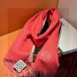 0 2024 Lv Explosive Classic Four Leaf Clover Double sided Jacquard Explosive Scarf!!! A_246