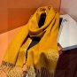 0 2024 Lv Explosive Classic Four Leaf Clover Double sided Jacquard Explosive Scarf!!! A_247