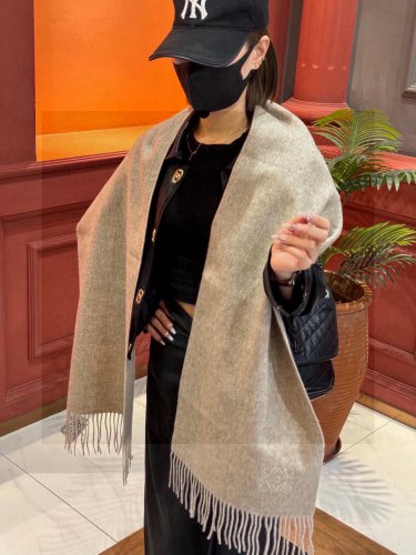 0 2024 Lv Explosive Classic Four Leaf Clover Double sided Jacquard Explosive Scarf!!! A_248