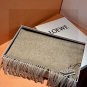 0 2024 Lv Explosive Classic Four Leaf Clover Double sided Jacquard Explosive Scarf!!! A_248