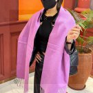0 2024 Lv Explosive Classic Four Leaf Clover Double sided Jacquard Explosive Scarf!!! A_249