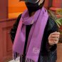 0 2024 Lv Explosive Classic Four Leaf Clover Double sided Jacquard Explosive Scarf!!! A_249