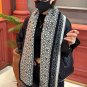 0 2024 Lv Explosive Classic Four Leaf Clover Double sided Jacquard Explosive Scarf!!! A_2119
