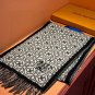 0 2024 Lv Explosive Classic Four Leaf Clover Double sided Jacquard Explosive Scarf!!! A_2119