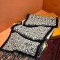 0 2024 Lv Explosive Classic Four Leaf Clover Double sided Jacquard Explosive Scarf!!! A_2119