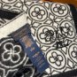 0 2024 Lv Explosive Classic Four Leaf Clover Double sided Jacquard Explosive Scarf!!! A_2119
