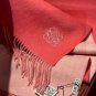 0 2024 Lv Explosive Classic Four Leaf Clover Double sided Jacquard Explosive Scarf!!! A_2133