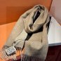 0 2024 Lv Explosive Classic Four Leaf Clover Double sided Jacquard Explosive Scarf!!! A_2135