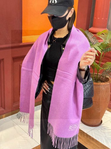 0 2024 Lv Explosive Classic Four Leaf Clover Double sided Jacquard Explosive Scarf!!! A_2136