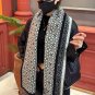 0 2024 Lv Explosive Classic Four Leaf Clover Double sided Jacquard Explosive Scarf!!! A_5072