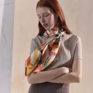 0 2030 High Quality Hermes King's Tiger Carousel 90CM Silk Scarf [Rose]Under the retr