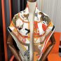 0 2030 High Quality Hermes King's Tiger Carousel 90CM Silk Scarf [Rose]Under the retr