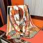 0 2030 High Quality Hermes King's Tiger Carousel 90CM Silk Scarf [Rose]Under the retr_7585