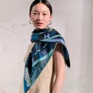0 2030 High Quality Hermes King's Tiger Carousel 90CM Silk Scarf [Rose]Under the retr_7586