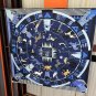 0 2030 High Quality Hermes King's Tiger Carousel 90CM Silk Scarf [Rose]Under the retr_7586