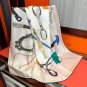 0 2030 Latest HERMES Heavy [Celebration] [Accompanying] Square scarf [Lips] Sleek and f