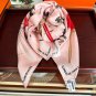 0 2030 Latest HERMES Heavy [Celebration] [Accompanying] Square scarf [Lips] Sleek and f_5114