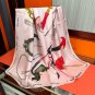 0 2030 Latest HERMES Heavy [Celebration] [Accompanying] Square scarf [Lips] Sleek and f_5114