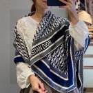 0 cashmere scarf has a more fashionable twist! This Dior double-sided shawl is super hi_4484