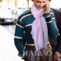 0 Chanel's latest cashmere long scarf is a special supply for Italian counters. The foa